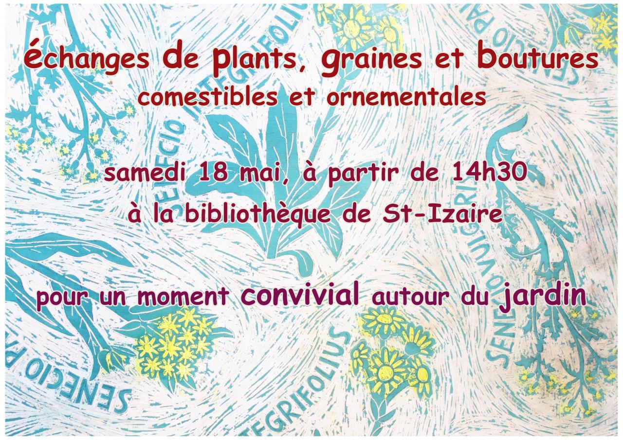 Lire la suite à propos de l’article Échange de plants, graines et boutures